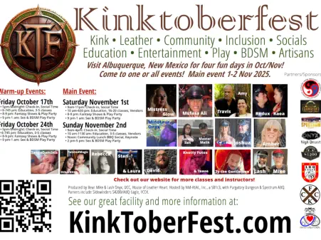 Ad, Kintoberfest 2025, with instructors and producter pictures