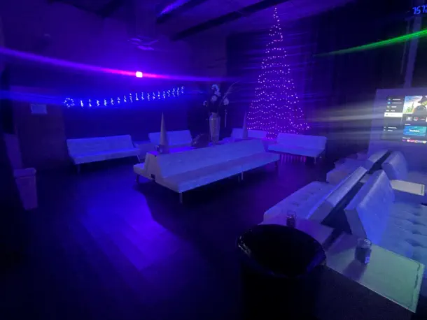 Spectrum ABQ, loung area with couches, Albuquerque, Kinktoberfest 2025