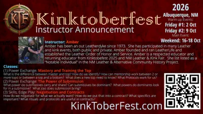 Kintoberfest 2026 Instructor Announcement - Amber