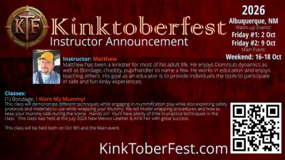 Kintoberfest 2026 Instructor Announcement - Matthew
